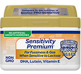Store Brand Sensitivity Premium formula tub.
